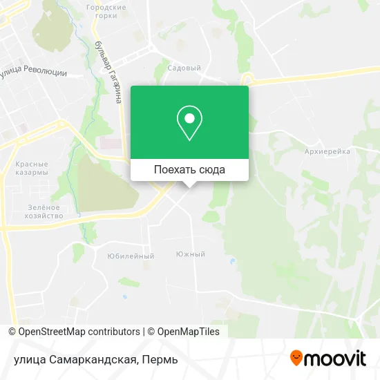 Карта улица Самаркандская