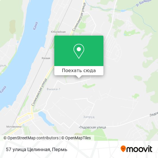 Целинная 23 пермь карта