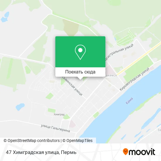 Карта 47 Химградская улица