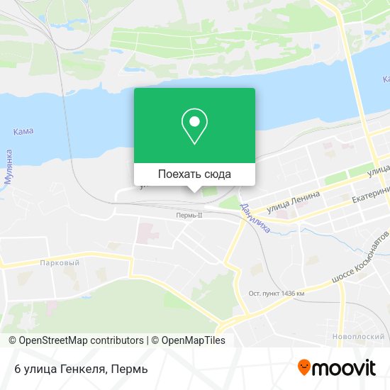 Карта 6 улица Генкеля