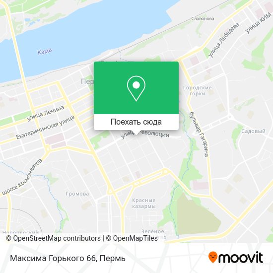 Карта Максима Горького 66