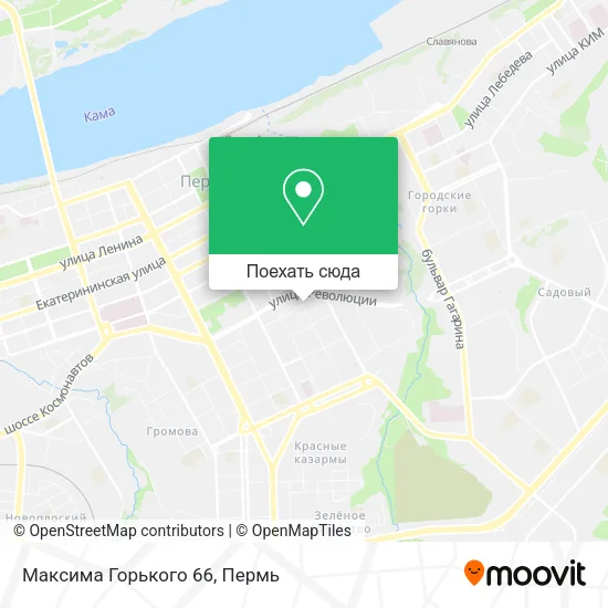 Карта Максима Горького 66