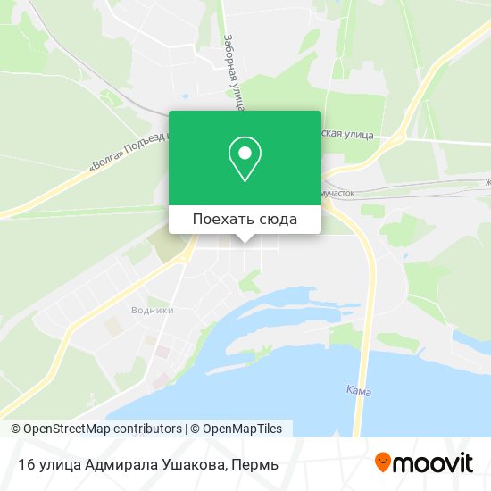 Карта 16 улица Адмирала Ушакова