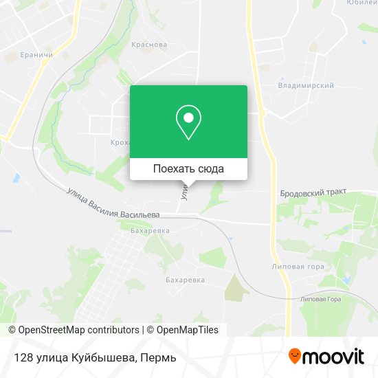 Карта 128 улица Куйбышева
