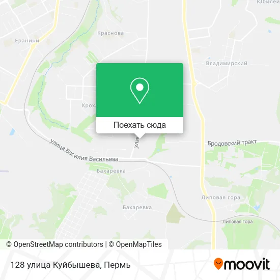 Карта 128 улица Куйбышева