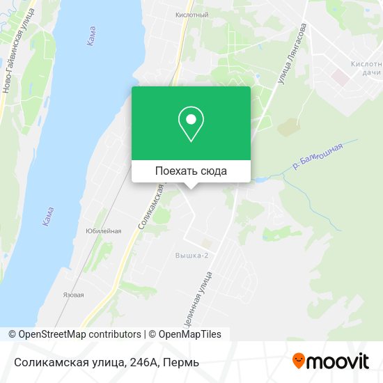Карта Соликамская улица, 246А