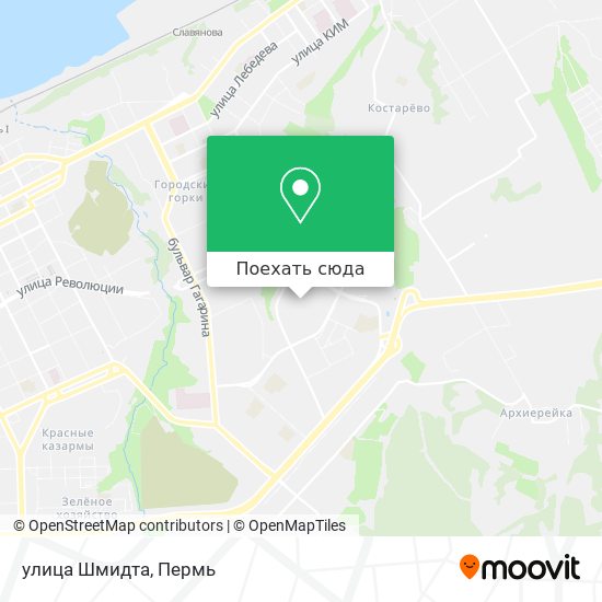 Карта улица Шмидта