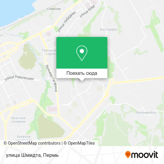 Карта улица Шмидта
