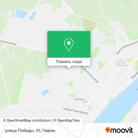 Карта улица Победы, 33