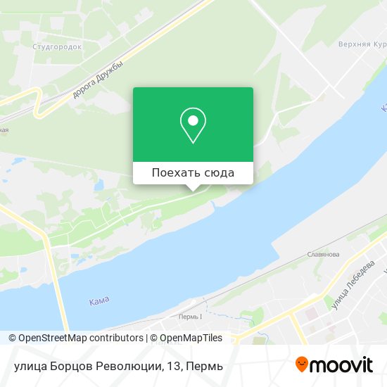 Карта улица Борцов Революции, 13