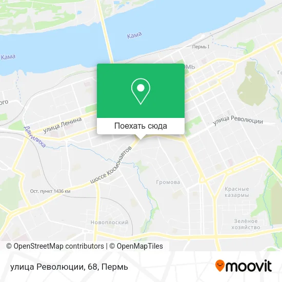 Карта улица Революции, 68