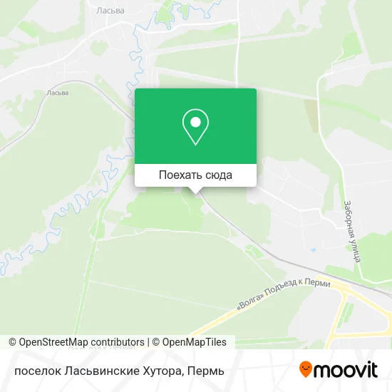 Карта поселок Ласьвинские Хутора