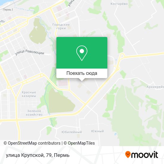 Карта улица Крупской, 79