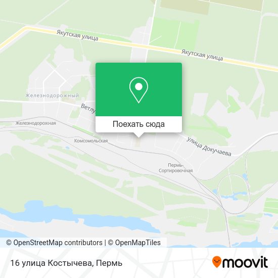 Карта 16 улица Костычева
