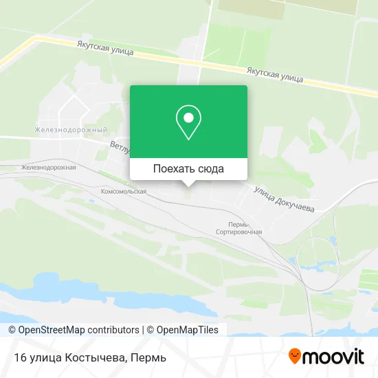 Карта 16 улица Костычева