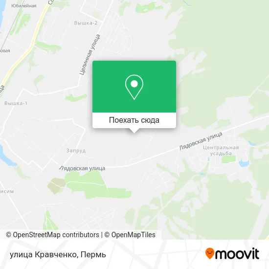 Карта улица Кравченко