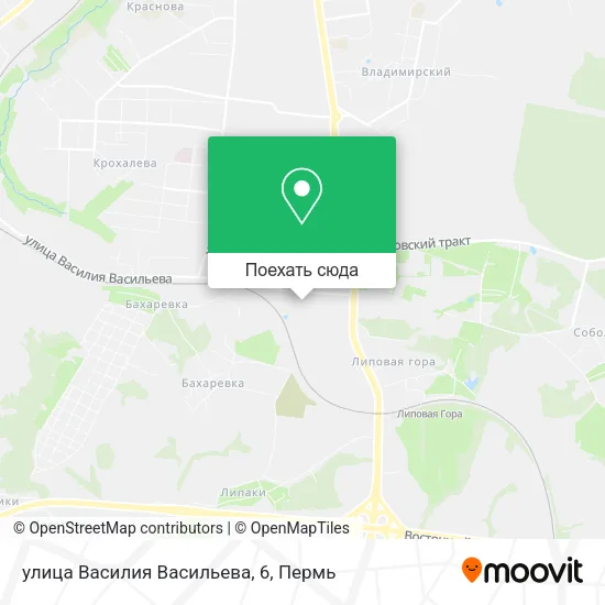 Карта улица Василия Васильева, 6