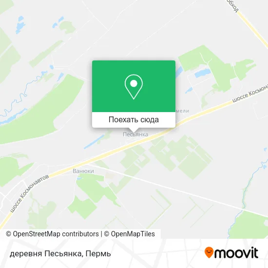 Карта деревня Песьянка