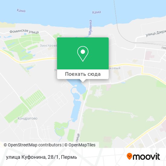 Карта улица Куфонина, 28/1