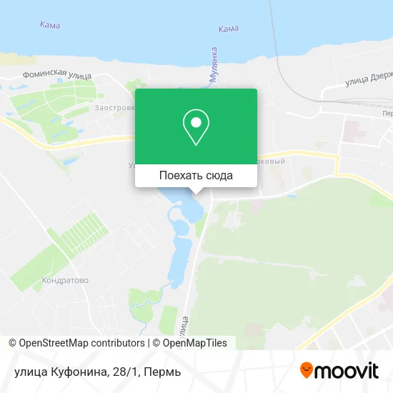 Карта улица Куфонина, 28/1
