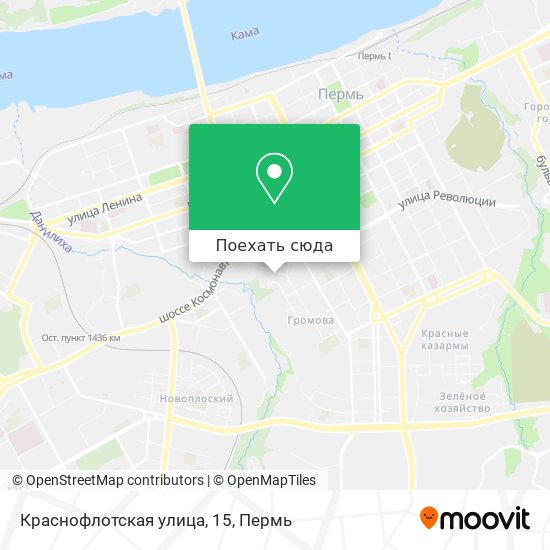 Карта Краснофлотская улица, 15