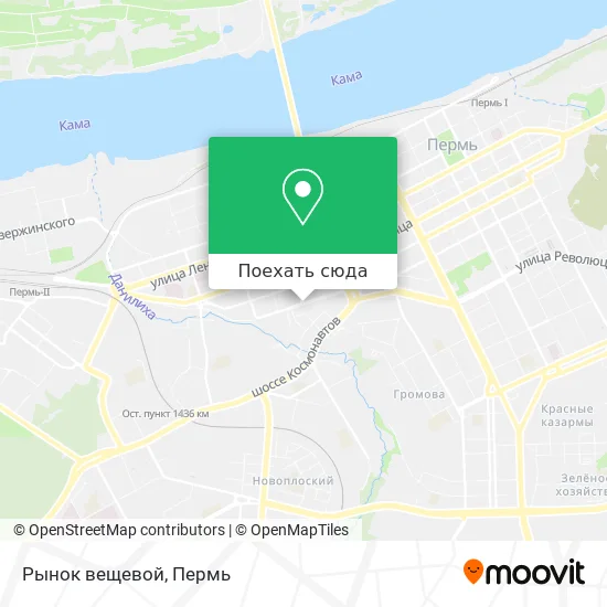 Карта Рынок вещевой