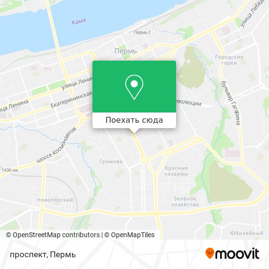 Карта проспект
