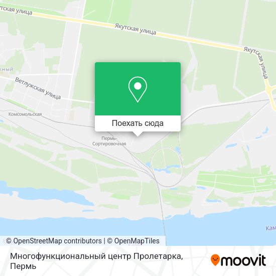 Карта Многофункциональный центр Пролетарка