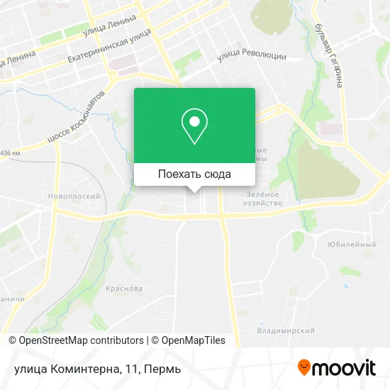 Карта улица Коминтерна, 11