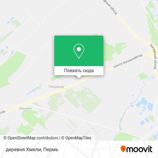 Карта деревня Хмели