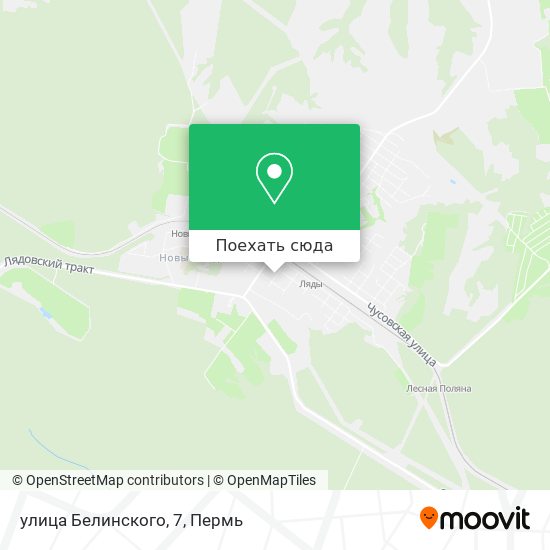 Карта улица Белинского, 7
