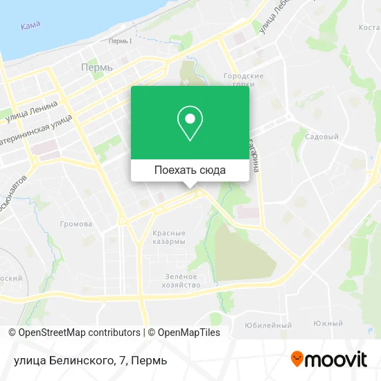 Карта улица Белинского, 7
