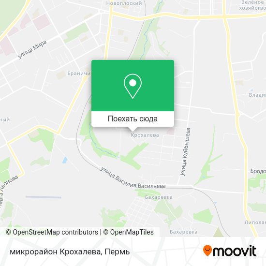 Карта микрорайон Крохалева