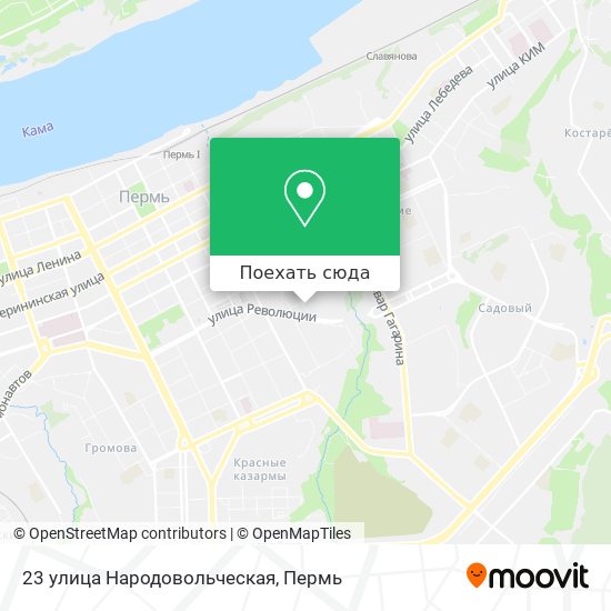 Карта 23 улица Народовольческая
