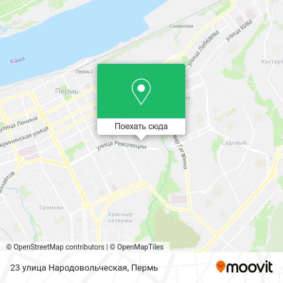 Карта 23 улица Народовольческая