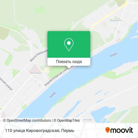 Карта 110 улица Кировоградская