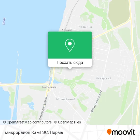 Карта микрорайон КамГЭС