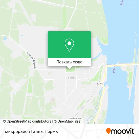 Карта микрорайон Гайва