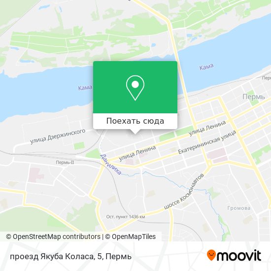 Карта проезд Якуба Коласа, 5