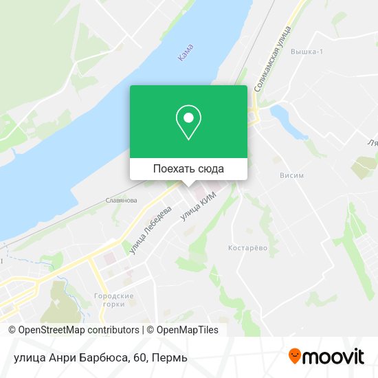 Карта улица Анри Барбюса, 60