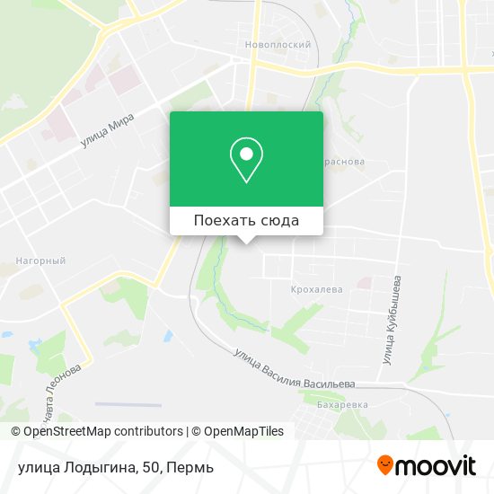 Карта улица Лодыгина, 50