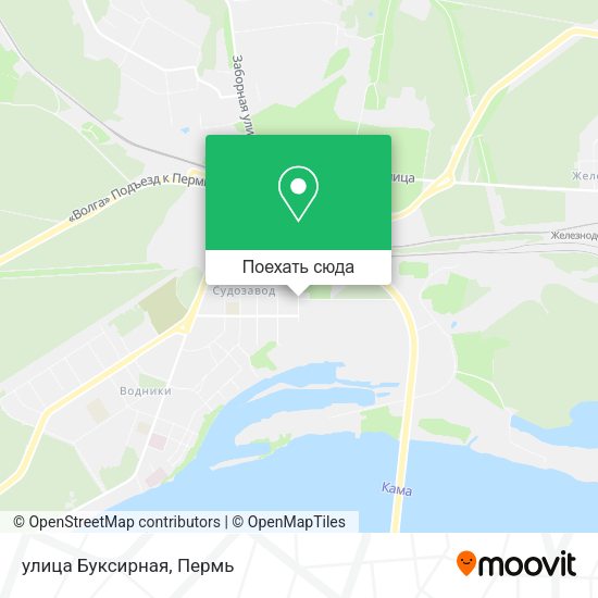 Карта улица Буксирная