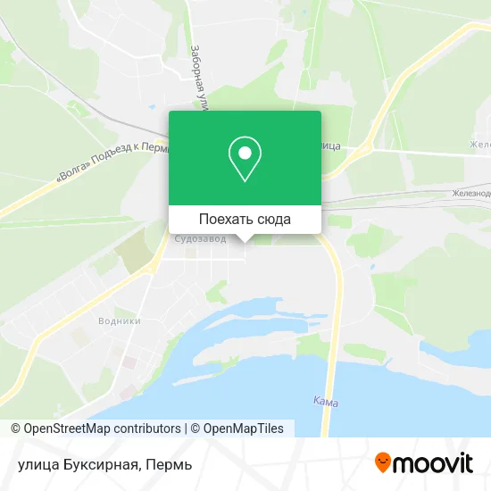 Карта улица Буксирная
