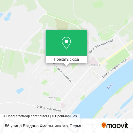 Карта 56 улица Богдана Хмельницкого
