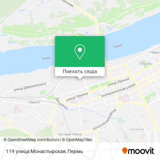 Карта 119 улица Монастырская