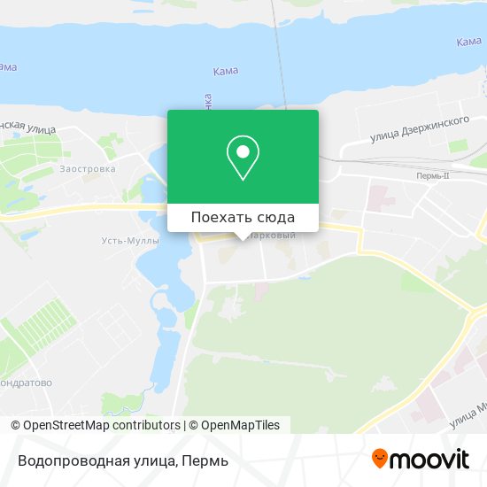 Карта Водопроводная улица