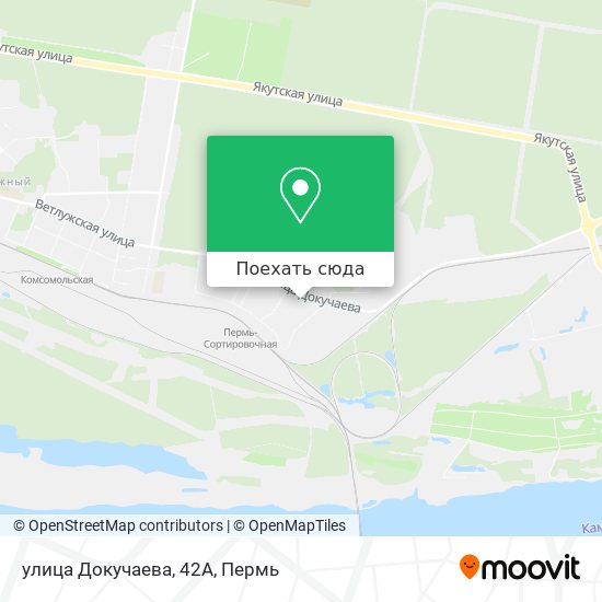 Карта улица Докучаева, 42А