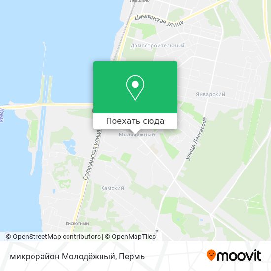 Карта микрорайон Молодёжный