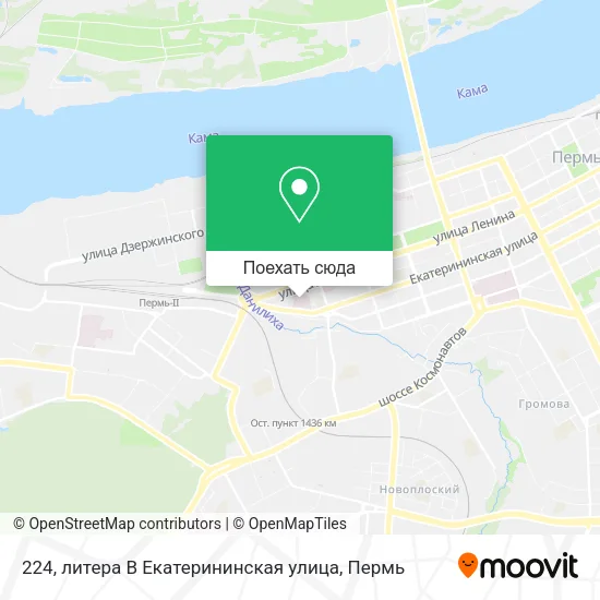 Карта 224, литера В Екатерининская улица