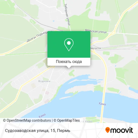 Карта Судозаводская улица, 15